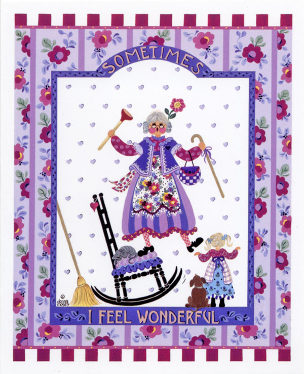 Sometimes I feel Wonderful - Blank Card